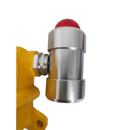 QIUSUO Chlorine Detector Fixed Chlorine Leak Detector with Measuring Range 0-50ppm Resolution 0.1ppm L-Alarm 5ppm H-Alarm 10ppm Sound Light Alarm Monitor