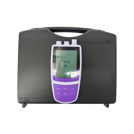 QIUSUO Portable Ammonia Ion Meter Portable NH3 Ion Meter with Calibration Fluid Range -1999.9 to 1999.9 mV Resolution 0.1 mV  Accuracy ±1% F.S. Backlit LCD Display