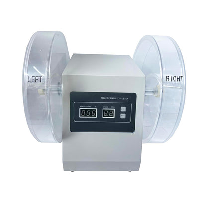 QIUSUO Tablet Friability Test Apparatus Friability Machine with Automatically Preset Speed and Lap Parameters Number of Turntable Cylinders 2 Inner Diameter of Turntable Cylinder Φ286mm
