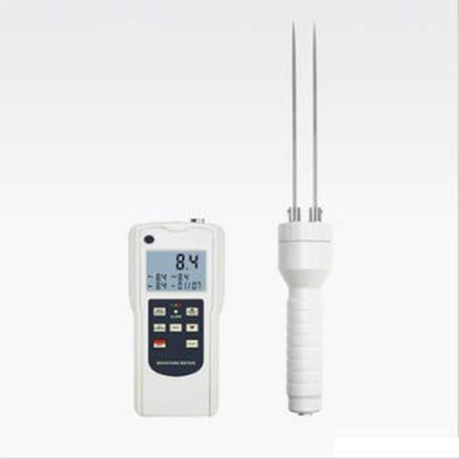 QIUSUO Digital Soil Moisture Meter Tester with Moisture Measurement 0 to 80% Pin Probe for Soil Statistical Function Digital Display and Color Coded