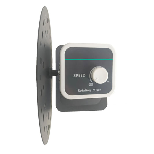 QIUSUO Rotating Mixer Shaker Rotating Tube Mixer with with Rotating Mixer Speed Range 20-80rpm Angle Range 40-80° 2 Models for 360°Rotating/Shaking or Rocking&Rolling Working