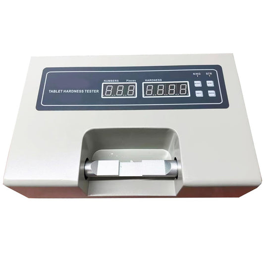 QIUSUO Tablet Hardness Tester Automated Tablet Tester with Hardness Range (2～500)N Hardness Accuracy±1.5% Auto-Test Auto-Diagnose Auto-Alarm High Accuracy Press Sensor Max Number in Each Group≤100 P