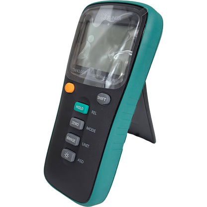 QIUSUO Handheld Single Axis Fluxgate Magnetometer Digital Fluxgate Magnetometer with Measuring Range 0~2000μT Accuracy 2%μT mG Unit Switch Single-axis Fluxgate Sensor USB Interface for Fragmentation Processing Security Check