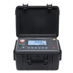 QIUSUO High Voltage Insulation Tester Digital 5KV High Voltage Insulation Tester with Range 5KV 10TΩ Resolution 0.01MΩ for Insulation Resistance Voltage 500 Groups Data Storage