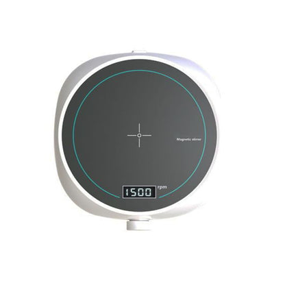 QIUSUO Mini Magnetic Stirrer Magnetic Mixer with Brushless Motor Working Plate Size 135 MM Speed 200-2000 rpm Rotary Knob LCD Display Strong Magnetic Field Max Stirring Volume 2L(H2O) Shell Protection Level IP42
