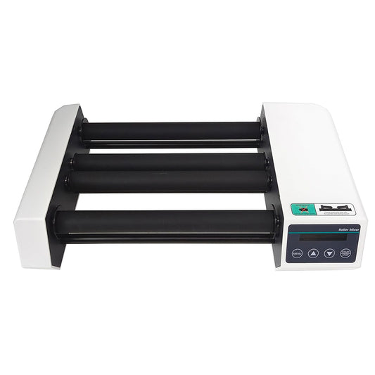 QIUSUO Roller Tubes Mixer 4 Rollers Test Tube Roller Lab Roller Shaker with Brushless Motor Max Capacity 1L Reagent Bottle * 2 / 2kg Horizontal Rolling Speed 20 to 80rpm Specs φ45 to 100mm Roller Length 28cm Timing Function Adjustable Speed