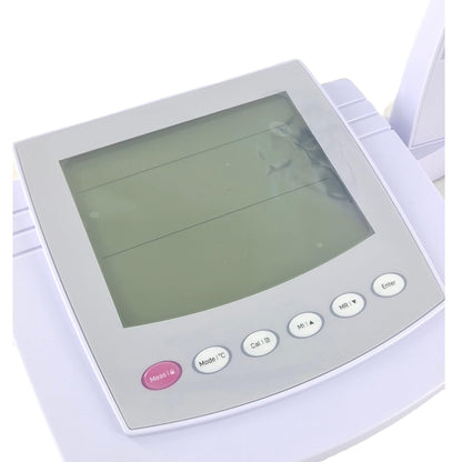 QIUSUO Benchtop Iodide Ion Meter Lab I Ion Meter with Calibration Fluid Range 0.04 to 39000 ppm Accuracy±1% F.S.2 to 5 Points Calibration Automatic Temperature Compensation Function USB Communication Interface for Testing I Ion
