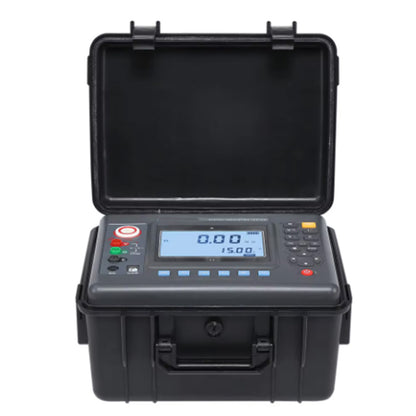 QIUSUO 5kV High Voltage Insulation Tester Digital High Voltage Insulation Tester 5kV Insulation Tester with Multi Rated Voltage 100V-5000V Insulation Resistance Range 0.01MΩ-2000GΩ USB Interface
