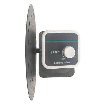 QIUSUO Rotary Rotating Mixer Shaker Lab Rotating Mixer with with Rotating Mixer Speed Range 20-80rpm Angle Range 40-80° Brush Motor Knob Cntrol Adjustable rpm