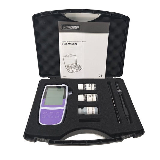 QIUSUO Lead Ion Meter with Range 0.2 to 20800 ppm Accuracy ±1% F.S. Range -1999.9 to 1999.9 mV Calibration Fluid