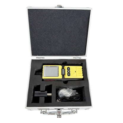 QIUSUO Portable CL2 Detector Portable Chlorine Concentration Testerwith Gas Pump Sampling Method Measuring Range 0-50ppm Resolution 0.1ppm L-Alarm 5ppm H-Alarm 10ppm 32-bit Built-in MCU Accuracy≦±5% F.S. for Petroleum Chemical Environmental Metallurgy