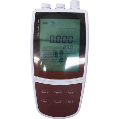 QIUSUO Portable Water Hardness Meter Water Hardness Testing with Temperature Compensation 0 to 50°C Temperature Range 0 to 105°C Standard Calibration Solutions Water Hardness Resolution 0.001 0.01 0.1 1