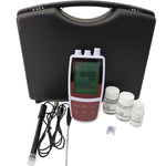 QIUSUO Portable Water Hardness Meter Water Hardness Monitor with Solid-state Sensor Standard Calibration Solutions Accuracy 1% F.S. Water Hardness Resolution 0.001 0.01 0.1 1 Temperature Range 0 to 105°C
