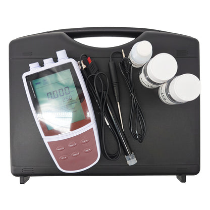 QIUSUO Portable Water Hardness Meter Water Hardness Testing with Temperature Compensation 0 to 50°C Temperature Range 0 to 105°C Standard Calibration Solutions Water Hardness Resolution 0.001 0.01 0.1 1