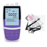 QIUSUO Ammonium Ion Meter Portable Ammonium Ion Meter with Calibration Fluid Ion Concentration Range 0.1 to 18000 ppm 2 to 5 Points Calibration Display Resolution 0.001 0.01 0.1 1 Automatic