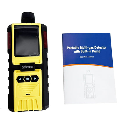 QIUSUO C2H4O Detector Ethylene Oxide Gas Detection Equipment with High-sensitivity Sensor Built-in Pump Measuring Range 0-100ppm Resolution 1ppm L-alarm 10ppm H-alarm 20ppm Accuracy ≦±5% F.S. for C2H4O Gas Leakage Detection
