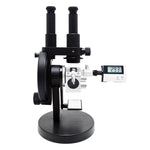 QIUSUO ABBE Digital Refractometer Binocular ABBE Refractometer Brix Refractometer with Accuracy ±0.0003 Range 1.3000-1.7000 nD 0.0-95% Brix Digital Thermometer for Brix Liquid Solid Refractive Index Tetser
