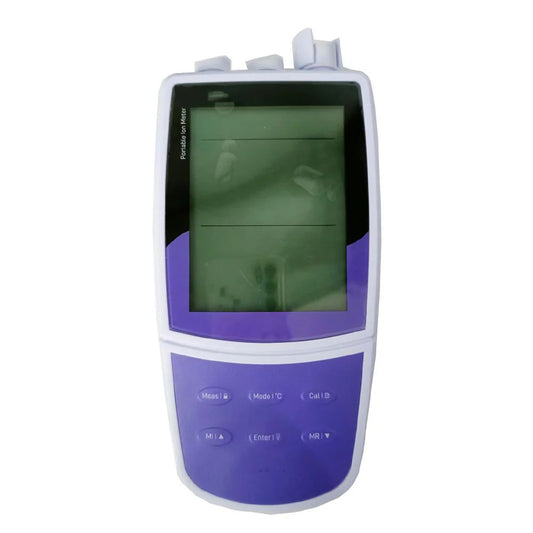 QIUSUO Protable F Ion Meter Fluorine Ion Concentration Tester with  Accuracy ±0.5% F.S. Calibration Fluid Range 0.02 to 1900 ppm  Range 0 to 105°C / 32 to 221°F USB Communication Interface