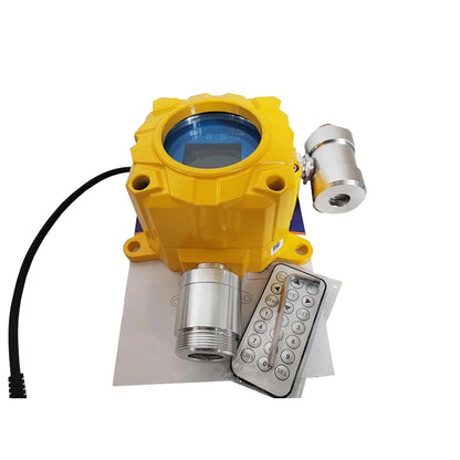 QIUSUO Fixed Nitrogen Gas Detector N2 Detector with Resolution 0.1vol Accuracy ≦ 5% F.S. Range 70%- 100%vol Wall-mounted Installation Method for Combustible and Toxic Gas Leak Detection