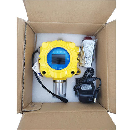 QIUSUO Wall-mounted Nitrogen Gas Detector N2 Gas Detector with Measuring Range70%- 100%vol Resolution 0.1vol Aluminum Shell Accuracy ≦ 5% F.S High-Strength ABS Material  Explosion Proof