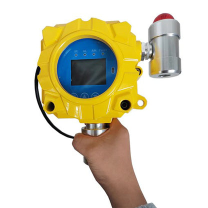 QIUSUO Hydrogen Fluoride Gas Detector HF Detector with Accuracy≦ 5% F.S Resolution 0.1 ppm Range 0-10ppm L-alarm 3ppm H-alarm 5ppm Water-Proof  Wall-mounted Installation Method