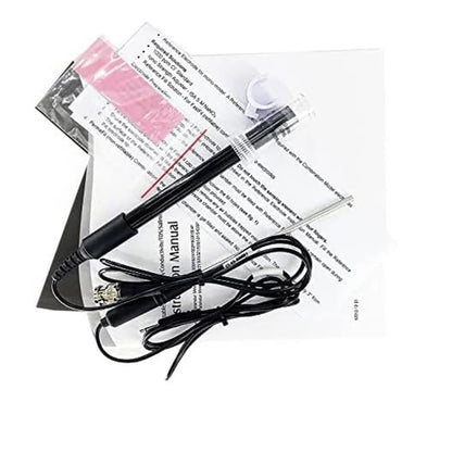 QIUSUO Chlorine Ion Meter Portable Chloride Ion Meter with Calibration Fluid Range 1 to 35000 ppm 2 to 5 Points Calibration Measurement Units ppm mg/L mol/L mmol/L  Accuracy ±0.5% F.S. for Testing CL Ion