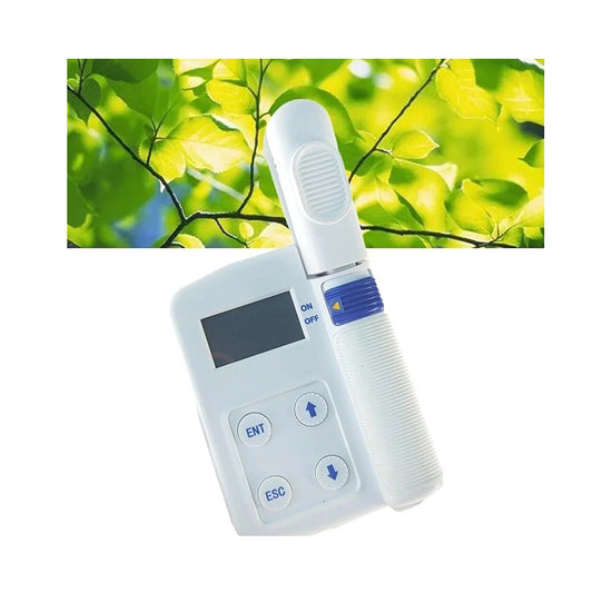 QIUSUO Chlorophyll Analyzer Chlorophyll Content Meter with Measurement Range 0.0-99.9 SPAD Measurement Area 2mm * 3mm 2GB SD Card Data Storage Measurement Interval 3s for Measuring Chlorophyll Content