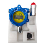 QIUSUO Fixed Hydrogen Fluoride Gas Detector HF Detector with Range 0-10ppm Resolution 0.1ppm L-alarm 3ppm H-alarm 5ppm Accuracy≦ 5% F.S Wall-mounted Installation Method Self-Adjustment Function