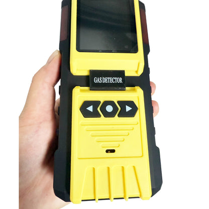QIUSUO Chlorine Detector Handheld CL2 Gas Detector with Measuring Range 0-50ppm Resolution 0.1ppm Accuracy ≦±5% F.S. Explosion-Proof Grade Ex Ib IIBT4 Gb 1200pcs Data Storages Sound Light and Vibration Alarms