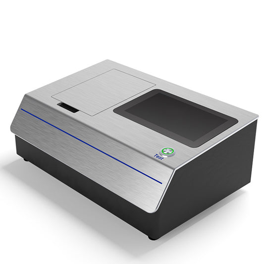 QIUSUO Liquid Color Meter Desktop Liquid Spectrophotometer with Colorimetric Values ΔE*ab within 0.015 Inter-Instrument Difference ΔE*ab within 0.25 Wavelength Range 360-780nm for Liquid Chromaticity Measurement