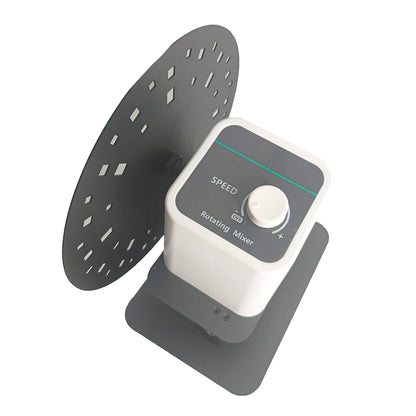 QIUSUO Rotating Mixer Rotary Rotating Mixer Shaker with Speed Range 20-80rpm Angle Range 40-80° for Mixing The Samples Non-Stop Run Brush Motor Lab Rotating Mixer Shaker