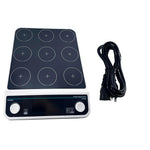 QIUSUO Multiplate Magnetic Stirrer 9 Position Magnetic Stirrer with Brushless Motor 50-1500 RPM Number of Stirring Points 9 Timing 1min-19h59min Allow Ambient Temp 5-40℃ 80%RH