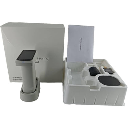 QIUSUO Spectrophotometer D/8 Colorimeter Color Matching Instrument with Aperture Ø11mm Repeatability △E*abM 0.04 USB Touch Screen Ultra-high Repeatability Auto Calibration for Print Packaging Paint Coatings