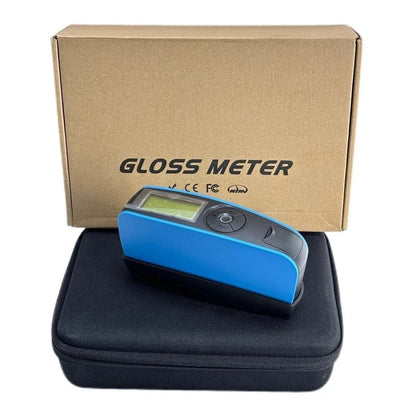 QIUSUO High Precision Gloss Meter Multi-angle Gloss Meter with Measurement Range 20°:0-2000GU;60°:0-1000GU;85°:0-160GU Division Value 0.1GU Measuring Time 0.5S Repeatability 0~100GU:±0.2GU;100~2000GU:±0.2%GU