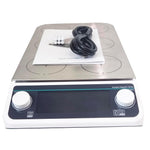 QIUSUO Multi-positions Hot Plate Stirrer Digital Magnetic Stirrers with Number of Stirring Points 6 Max Stirring Volume 6*500 MM Plate Material 304 Stainless Steel LCD Liquid Crystal Display