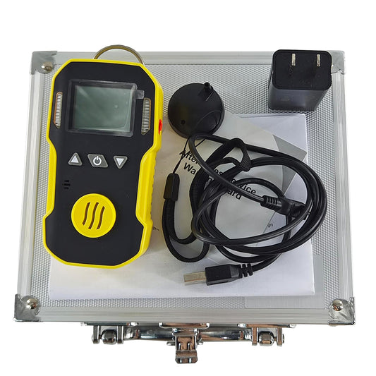 QIUSUO Handheld Benzene Gas Leak Detector Portable C6H6 Detector with Measurement Range from 0 to 100ppm Resolution 1ppm H-alarm 50ppm L-alarm 20ppm Advanced Self-Examination and Self-Renovation