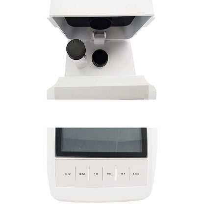 QIUSUO Turbidity Testing Equipment Benchtop Nephelometer Turbidimeter with 7 Point Calibration Range 0 to 2000 NTU/FNU 0 to 500 EBC 0 to 9999 ASBC Accuracy ±2% 4 PCS Liquid Calibration Solutions Suspended Particle Test