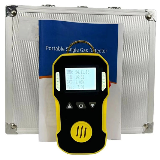 QIUSUO N2 Detector Portable Nitrogen Gas Detector with Resolution 0.1vol Measuring Range70%- 100%vol High Precision and Real Data Accuracy ≦ 5% F.S Waterproof  Response Time T＜30s