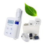 QIUSUO Plant Nutrient Analyzer Leaf Chlorophyll Content Measurement with Test Object Chlorophyll Content  Nitrogen Content Leaf Temperature and Leaf Humidity Accuracy ± 1.0 SPAD High Measurement Accuracy