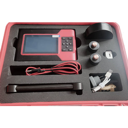QIUSUO Digital Rebar Corrosion Detector Tester Meter for Measure the Probability of Corrosion of Reinforcing Bars in Concrete Walls Beams and Columns with Measuring Potential ±1000mV Measured Area 8100 m2 Test Accuracy ± 1mV