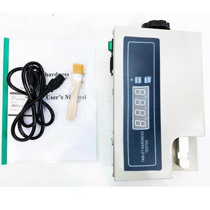 QIUSUO Tablet Hardness Tester Digital Tablet Hardness Tester with Probe Procession Range (3~20) mm Hardness Range (2～200) N/(0.2～20) kg Auto-Test Duto-Diagnose Auto-Alarm Test Hardness Accuracy ±1.5 %