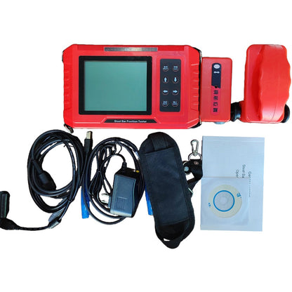 QIUSUO Concrete Rebar Detector Digital Concrete Rebar Locator for Locating Rebar Estimating Rebar Diameter and Testing Rebar Spacing with Protective Layer Thickness 6mm-90 mm 7mm-200mm Steel Bar Diameter Ф6mm-Ф50mm