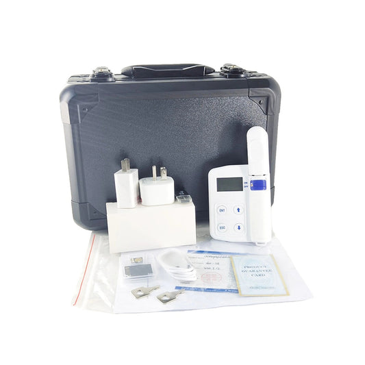 QIUSUO Plant Nutrition Analyzer Leaf Chlorophyll Content Measuremen for Chlorophyll Content Nitrogen Content Leaf Temperature Leaf Humidity Test with Chlorophyll 0.0-99.99SPAD Nitrogen Content 0.0-99.99mg/g