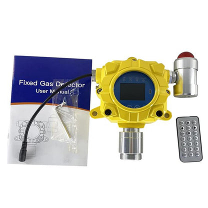 QIUSUO Hydrogen Fluoride Gas Detector HF Detector with Accuracy≦ 5% F.S Resolution 0.1 ppm Range 0-10ppm L-alarm 3ppm H-alarm 5ppm Water-Proof  Wall-mounted Installation Method