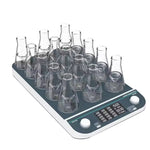 QIUSUO Multipoint Magnetic Stirrers 15-Position Magnetic Stir Plate with Number of Stirring Points 15 Max Stirring Volume 15*250mL / 8*500mL Brushless Motor 50-1500 RPM