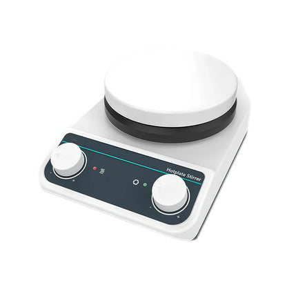 QIUSUO Heating Magnetic Stirrer Lab Magnetic Stirrer Hot Plate with Brushless Motor Speed Range 200-1500rpm Max Strring Capcacity 2L(H2O) Max Temp of Cpacity 260℃ Hot Plate φ135mm Stainless Steel Coating Accurate Temperature Control