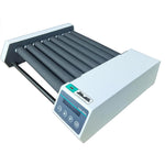 QIUSUO Digital Roller Mixer Test Tube Rotator Mixer with 8 Rollers Brushless Motor Rotating Shaking Speed Range of 20-80rpm Specs φ6 to 34mm LCD Display Screen Speed and Time Control