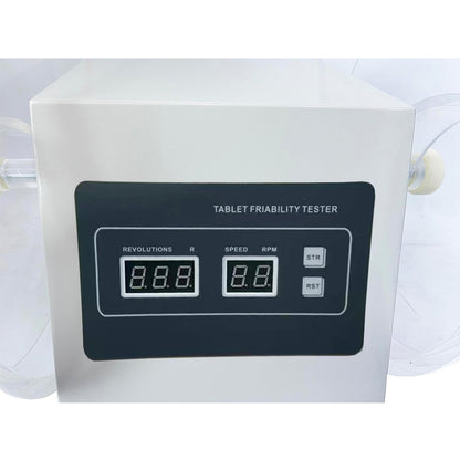 QIUSUO Tablet Friability Test Apparatus Friability Machine with Automatically Preset Speed and Lap Parameters Number of Turntable Cylinders 2 Inner Diameter of Turntable Cylinder Φ286mm