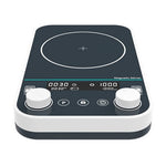 QIUSUO Lab Magnetic Stirrer 2L Laboratory Magnetic Stirrer with Max Capacity 2L Speed Range 50-1500rpm Panel Material Tempered Glass Workplate Size 160*160mm One-click Switch Between Clockwise and Counterclockwise