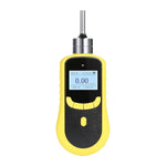 QIUSUO HCN Gas Detector Portable Hydrogen Cyanide Gas Detector with Accuracy ≤±3% F.S.Resolution 0.01ppm Measuring Range 0-50ppm Over 100,000 Sets Of Stored Data Sound Light and Vibration Alarms Principle Electrochemical Built-in Micro Sampling Pump